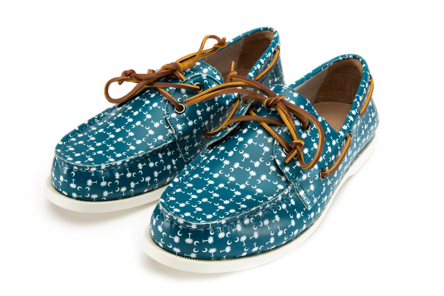 The Charleston Blues Boat Shoe